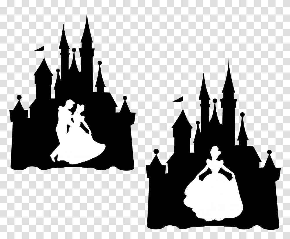 Disney Castle Ideas Clipart Off Print Tapete Cinderella Castle Silhouette, Performer, Leisure Activities, Dance Pose, Plant Transparent Png