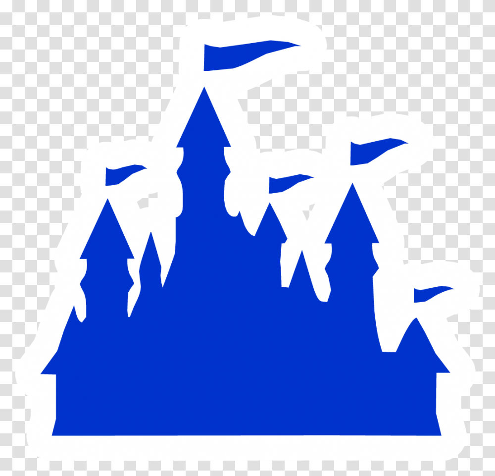 Disney Castle Logo Silhouette, Stencil Transparent Png