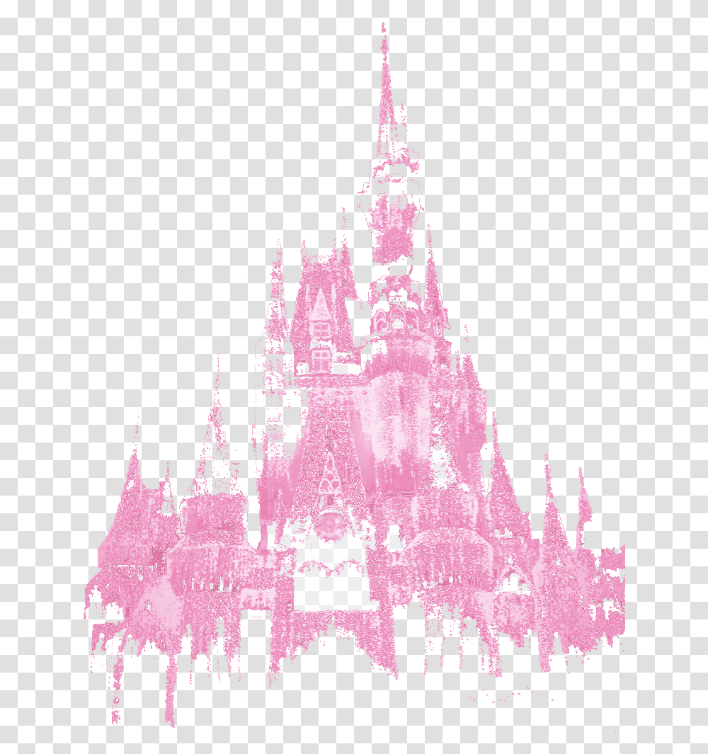 Disney Castle Pink Clipart Sleeping Beauty Disneyland Disney Castle, Spire, Tower, Architecture, Building Transparent Png