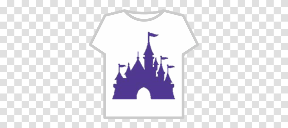 Disney Castle Roblox Crew Neck, Clothing, Apparel, T-Shirt, Sleeve Transparent Png