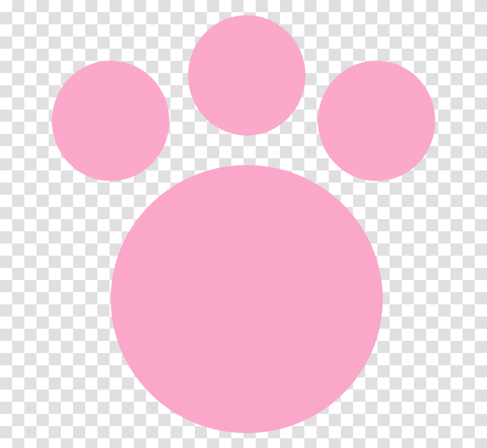 Disney Cats Icons Circle Pink Paw Logo, Footprint, Balloon Transparent Png