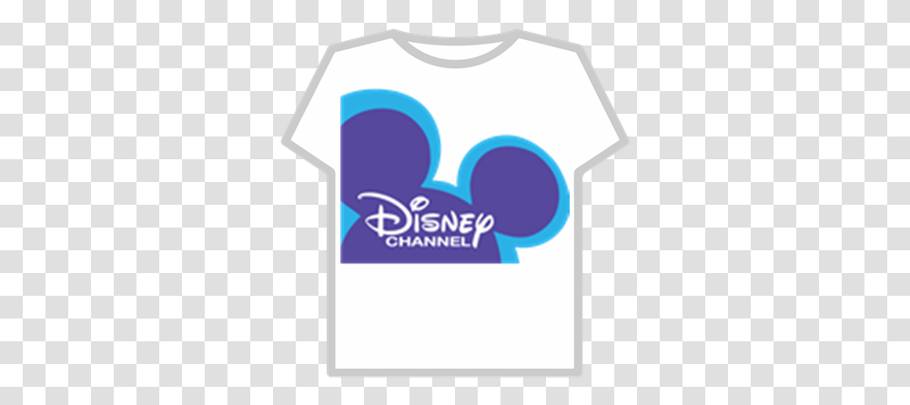 Disney Channel Logo Roblox Active Shirt, Clothing, Apparel, T-Shirt, Text Transparent Png