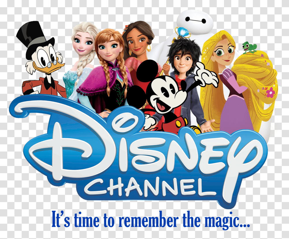 Disney Channel Logo With New Characters Disney Channel New, Poster, Advertisement, Flyer, Paper Transparent Png