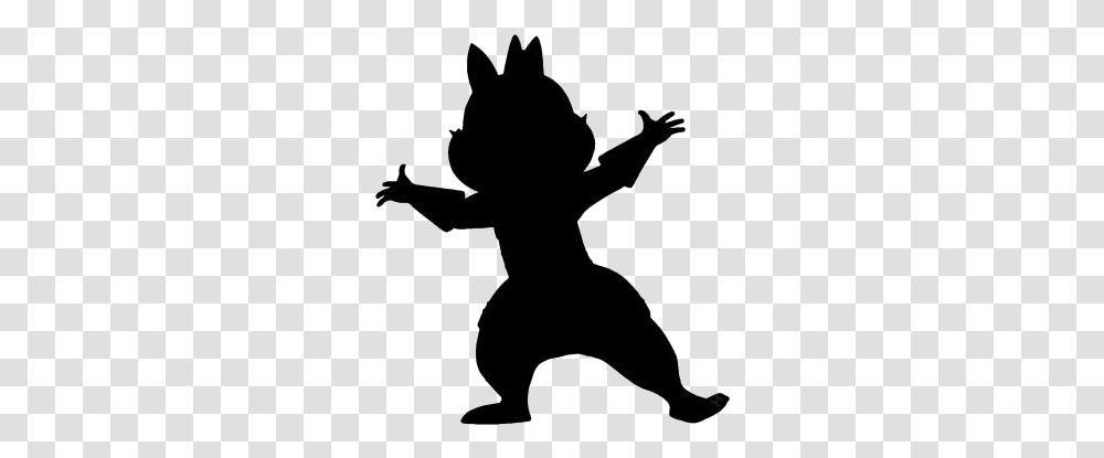 Disney Character Full Hd Chip And Dale, Silhouette, Stencil, Floor, Cupid Transparent Png