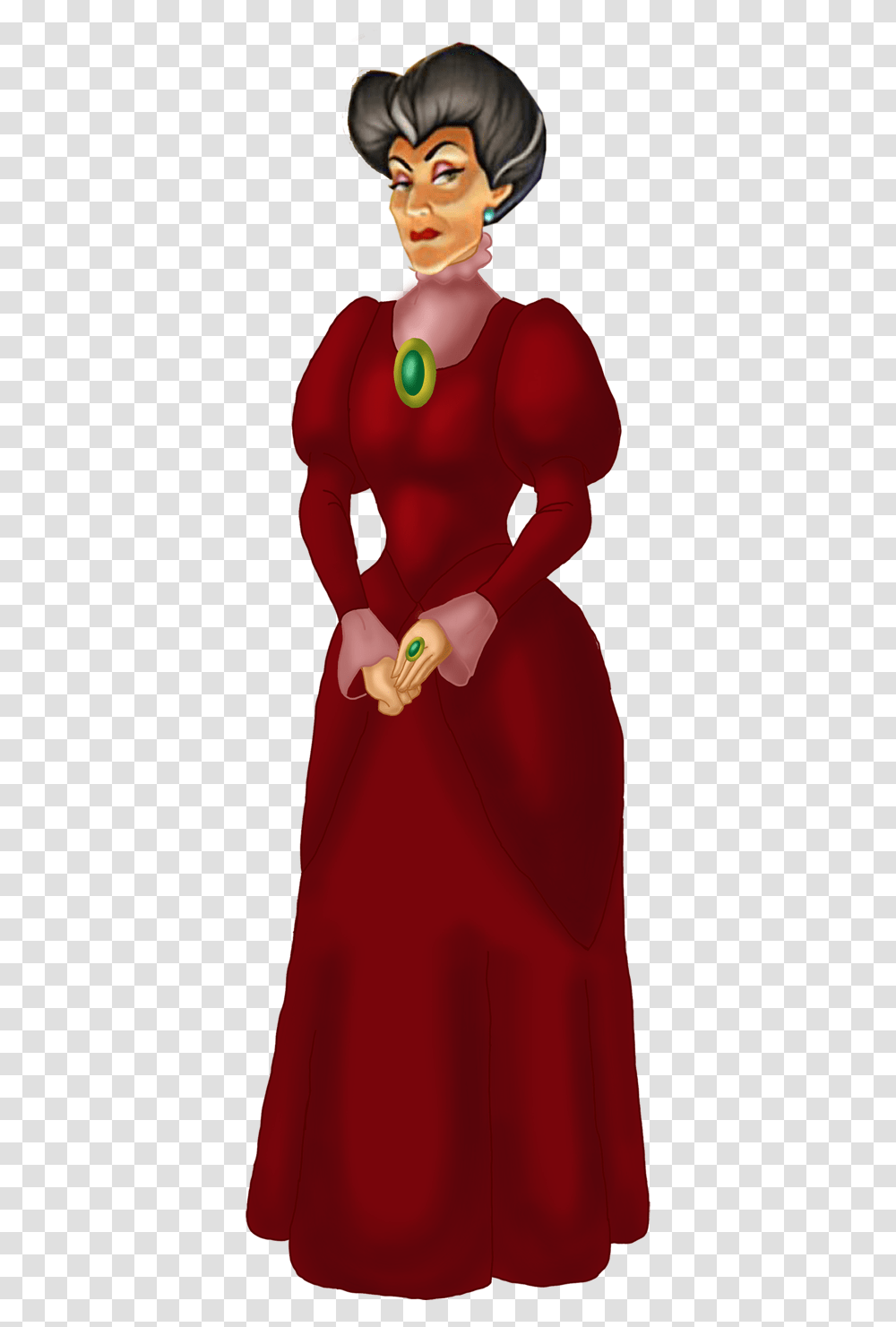 Disney Character Lady Tremaine Disney Bound, Maroon, Person, Hand Transparent Png