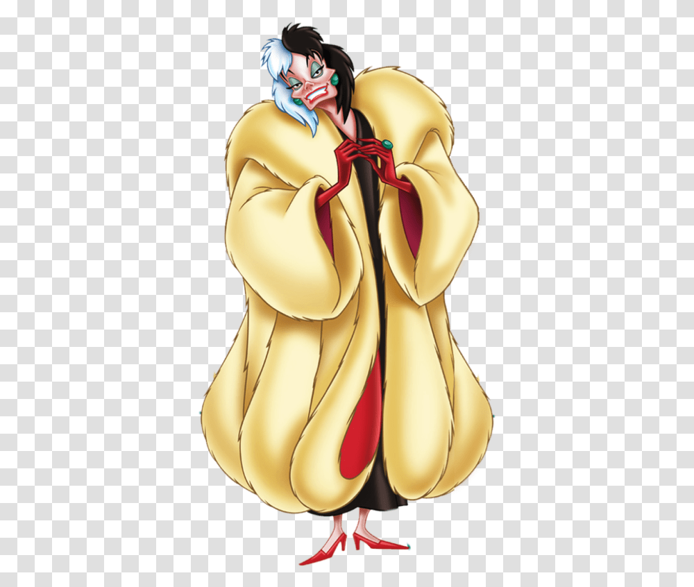 Disney Characters Cruella Deville, Apparel, Person, Human Transparent Png