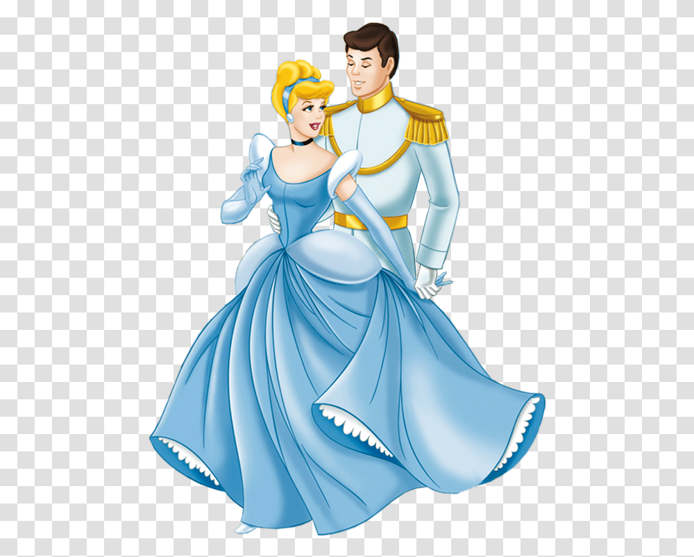 Disney Cinderella And Prince Charming, Person, Figurine, Leisure Activities Transparent Png