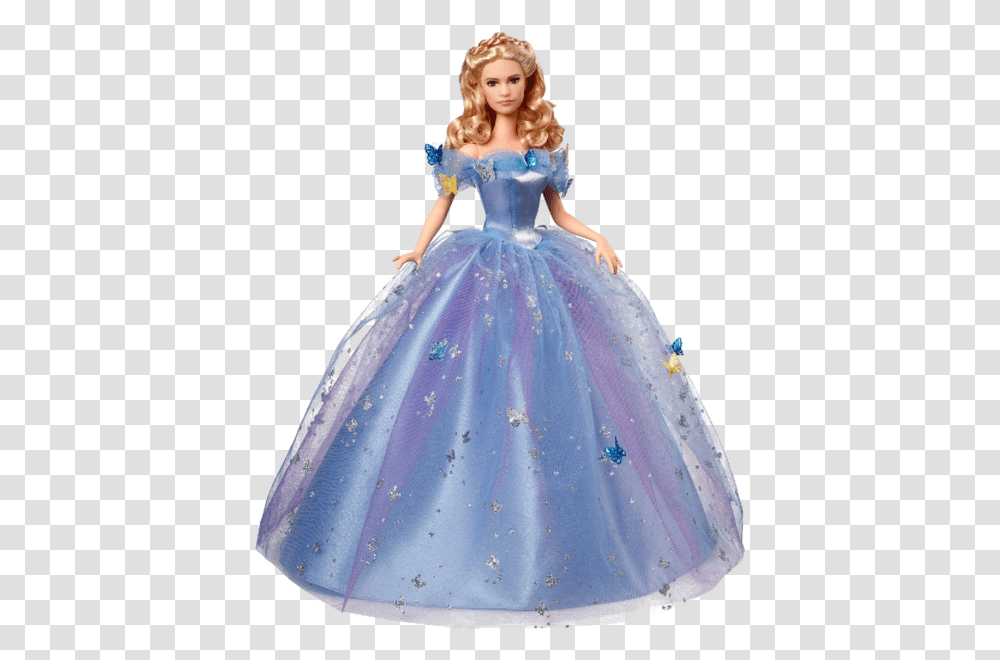 Disney Cinderella Royal Ball Cinderella Doll Cinderella 2015 Doll, Wedding Gown, Robe, Fashion Transparent Png