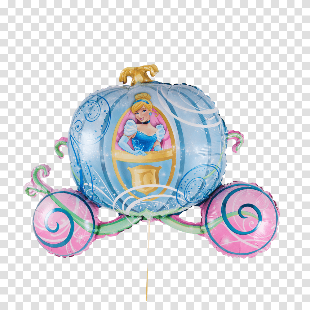 Disney Cinderellas Carriage Supershape, Sphere, Birthday Cake, Dessert, Food Transparent Png