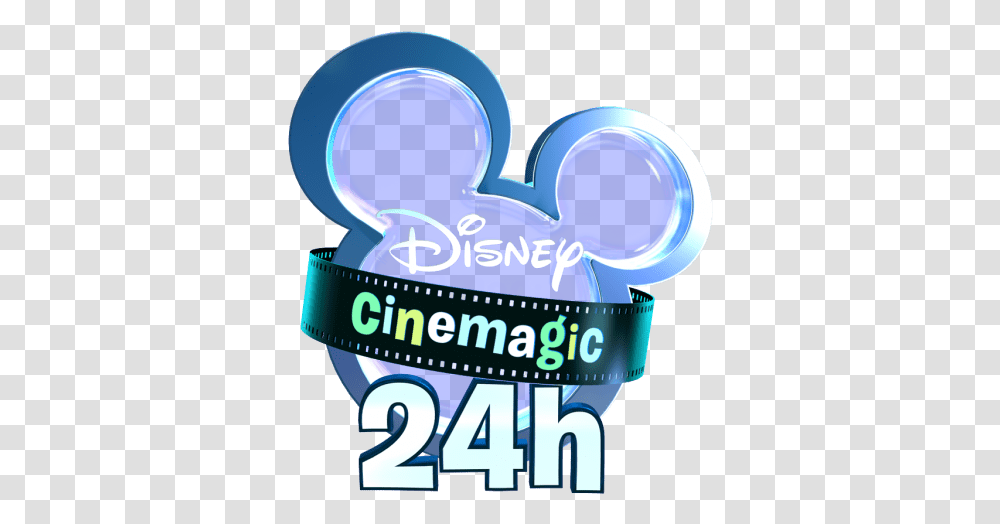 Disney Cinemagic Logo, Advertisement, Light, Paper Transparent Png