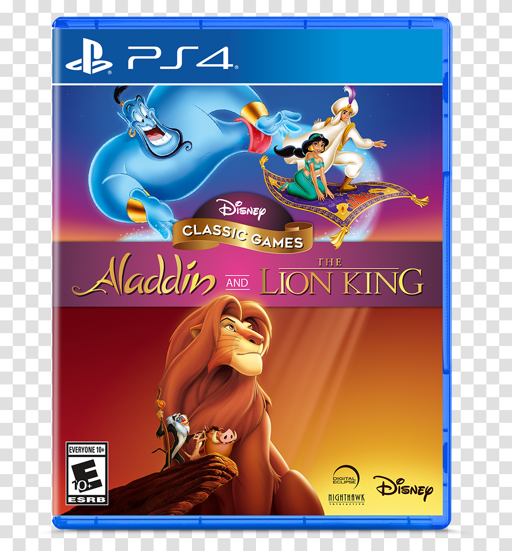 Disney Classic Games Aladdin And The Lion King, Person, Poster, Advertisement, Disk Transparent Png