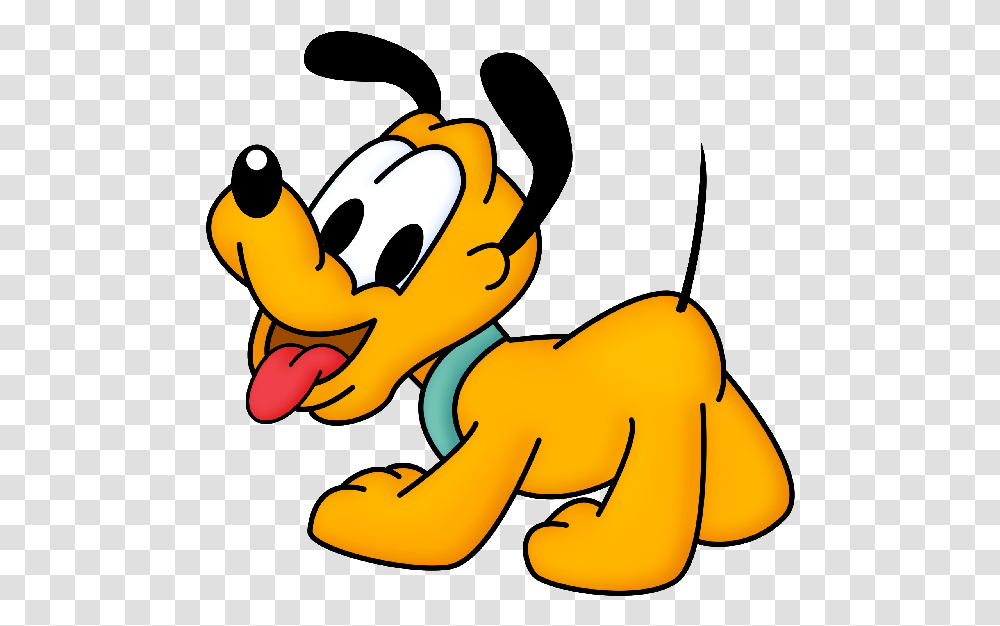 Disney Clipart Baby Pluto Mickey Mouse, Dragon, Banana, Fruit, Plant Transparent Png