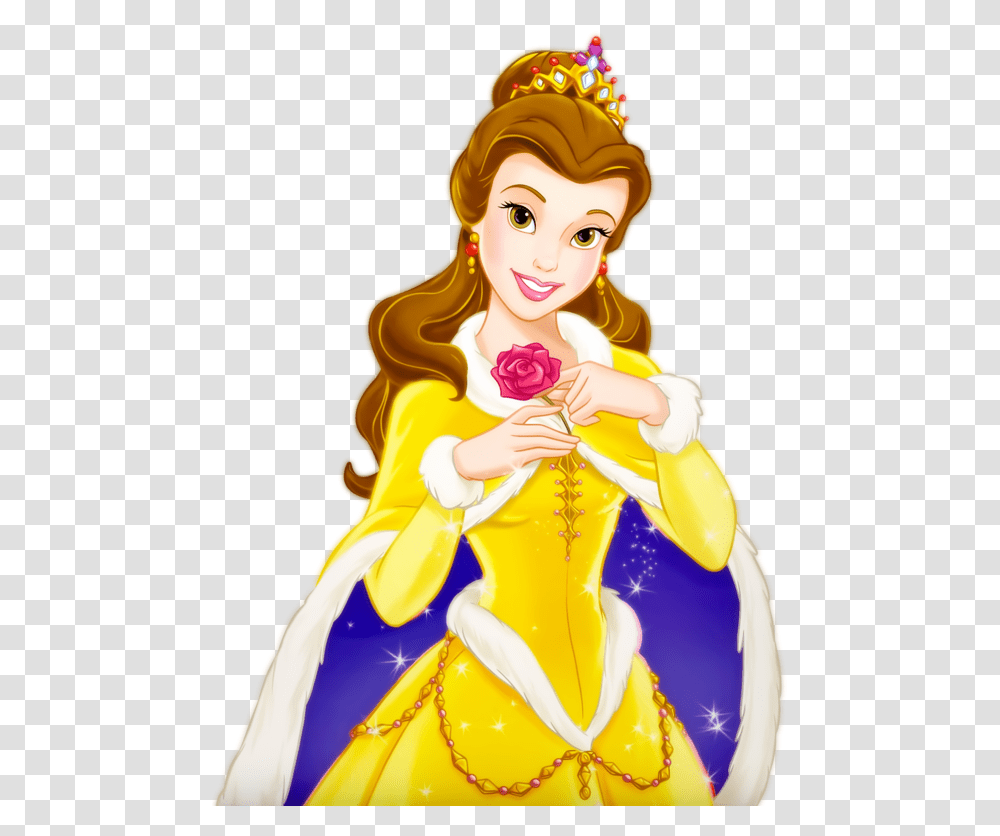Disney Clipart Belle Beauty And The Beast Christmas Cartoon Belle Beauty And The Beast, Person, Costume Transparent Png