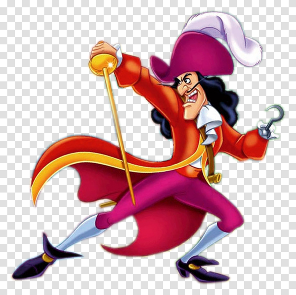 Disney Clipart Captain Hook, Person, Hat, Toy Transparent Png