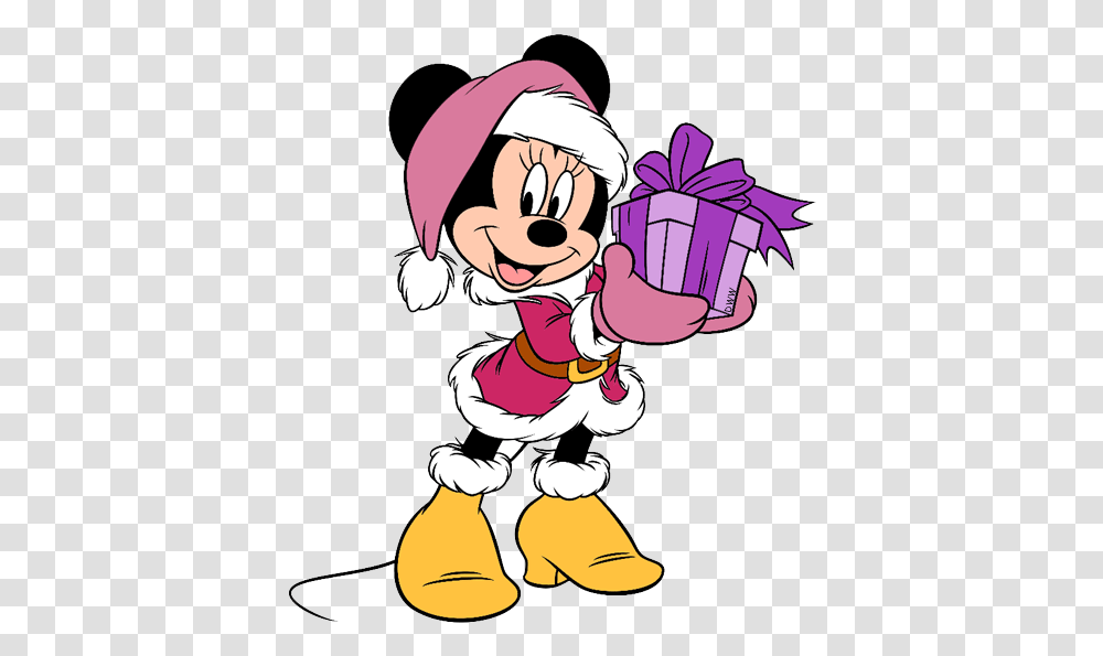 Disney Clipart Minnie Mouse Christmas Disney Christmas Minnie Mouse, Person, Human, Performer Transparent Png