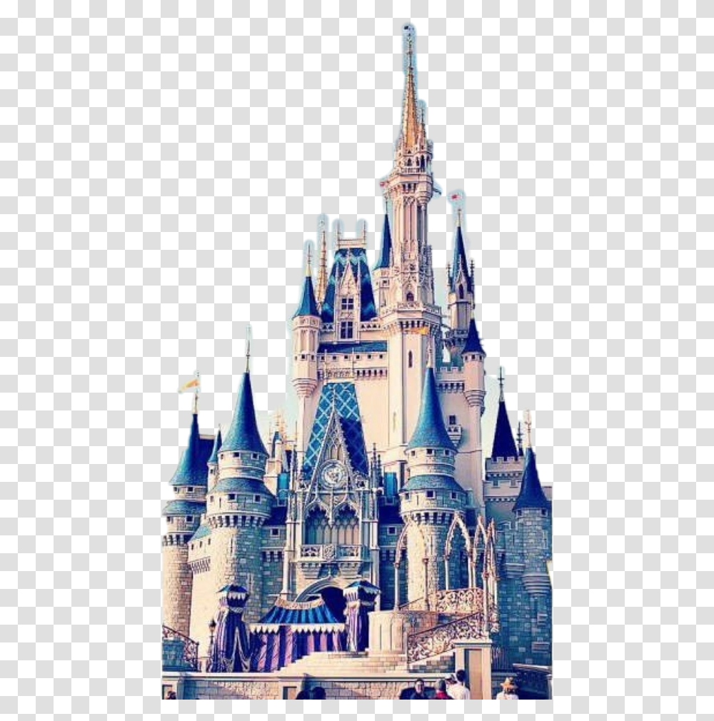 Disney Disneyland Disneyworld Minie Mike Castillo Disney World Cinderella Castle, Architecture, Building, Person, Human Transparent Png