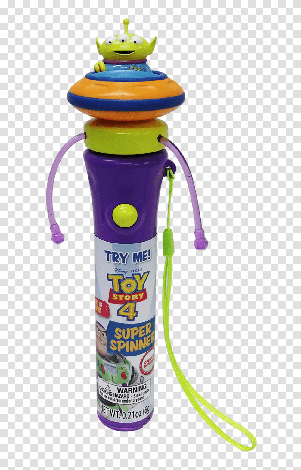 Disney Disneypixar Toy Story 4 Super Spinner 212ct Candyrific Toy Story 4 Spinner, Bottle, Shaker, Water Bottle Transparent Png