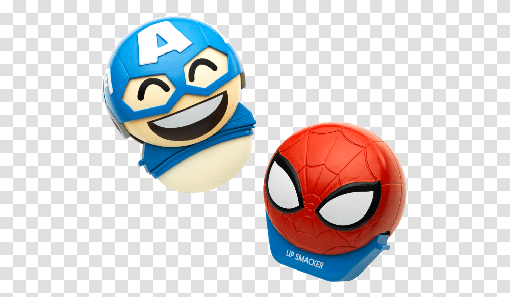 Disney Emoji Lip Balm Duo Lip Smacker Emoji Captain America, Helmet, Apparel, Pac Man Transparent Png