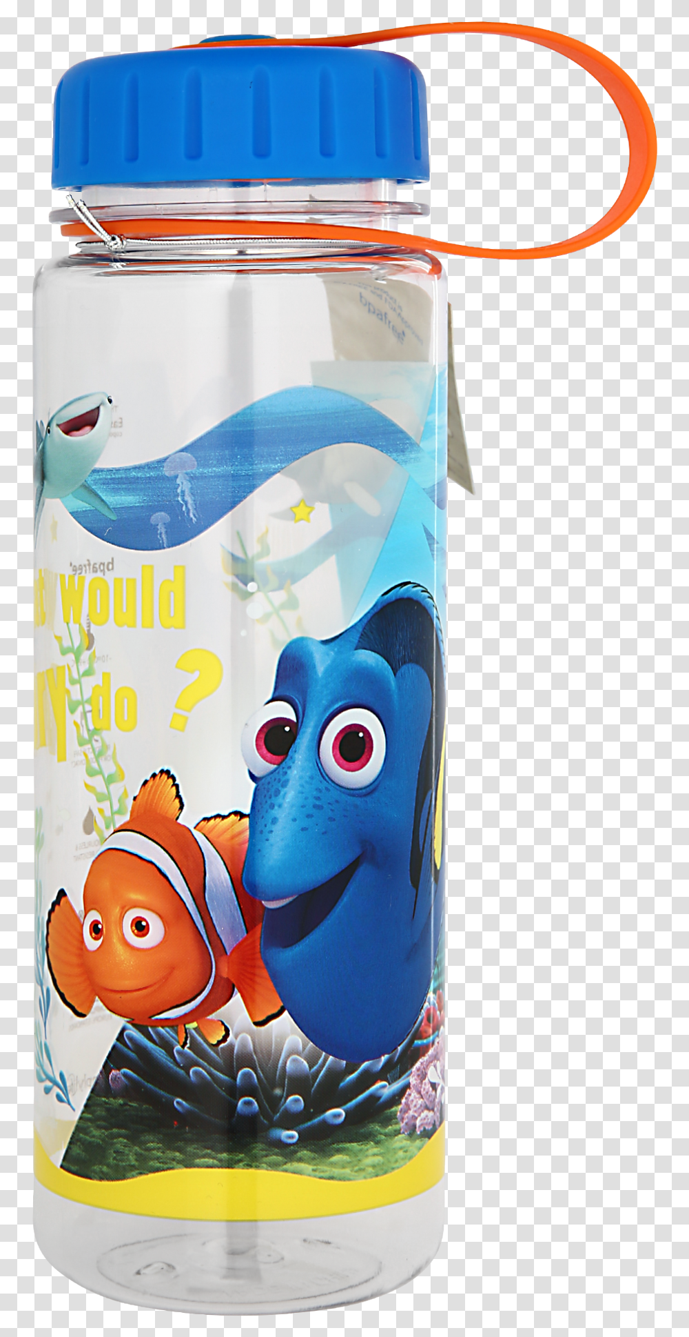 Disney Finding Dory Tritan Bottle Dory Bottle, Fish, Animal, Tin, Goldfish Transparent Png