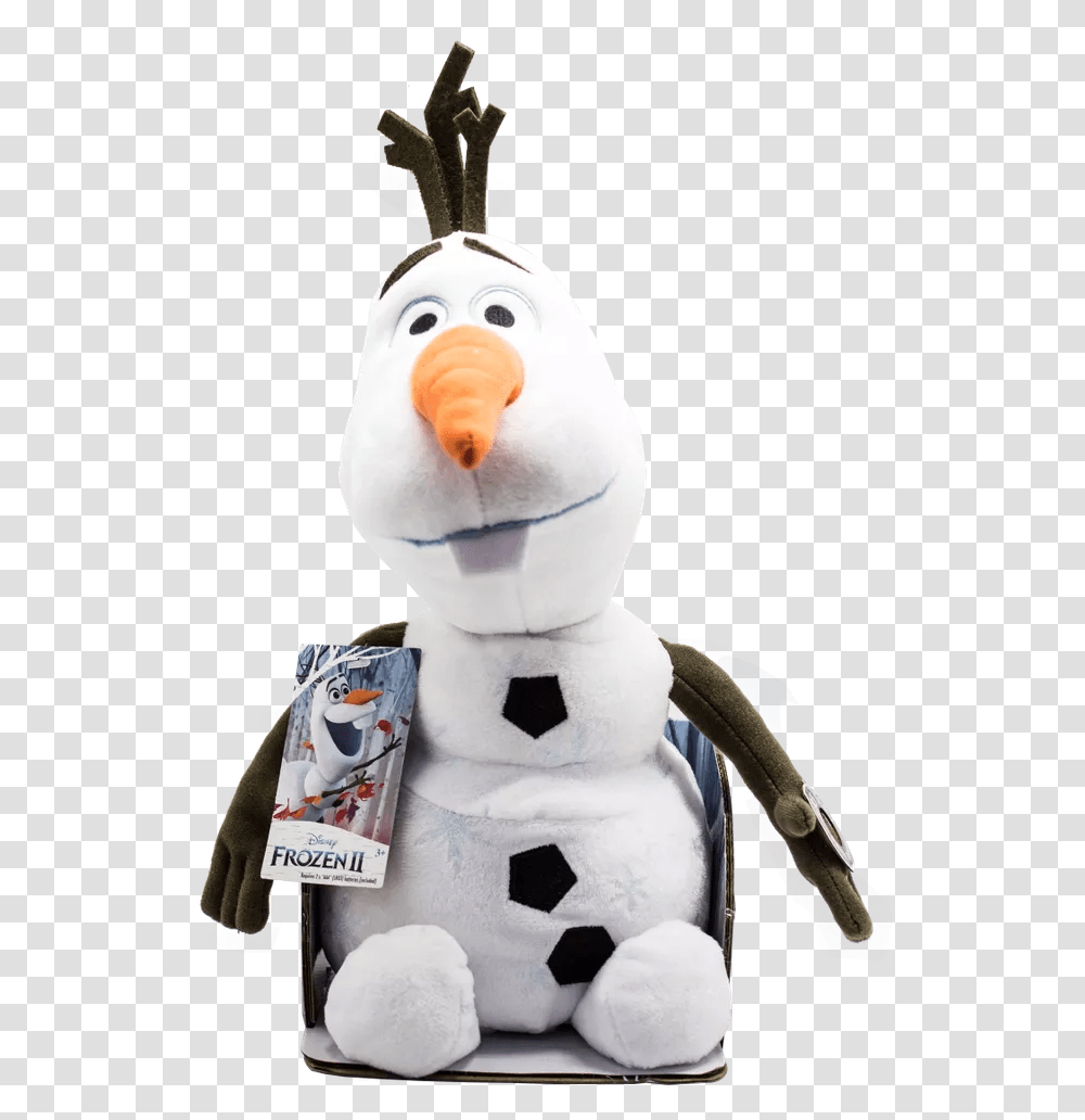 Disney Frozen 2 Large Olaf With Sound Frozen With Sound, Snowman, Winter, Outdoors, Nature Transparent Png