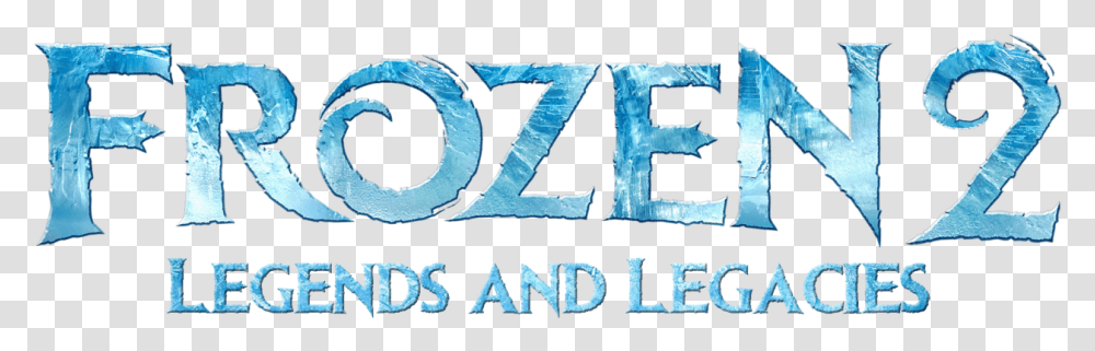 Disney Frozen 2 Logo Crescent, Alphabet, Word, Number Transparent Png