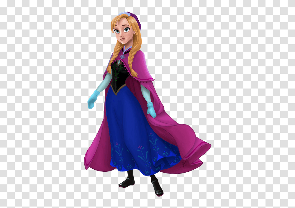 Disney Frozen Anna Clipart, Cape, Costume, Fashion Transparent Png