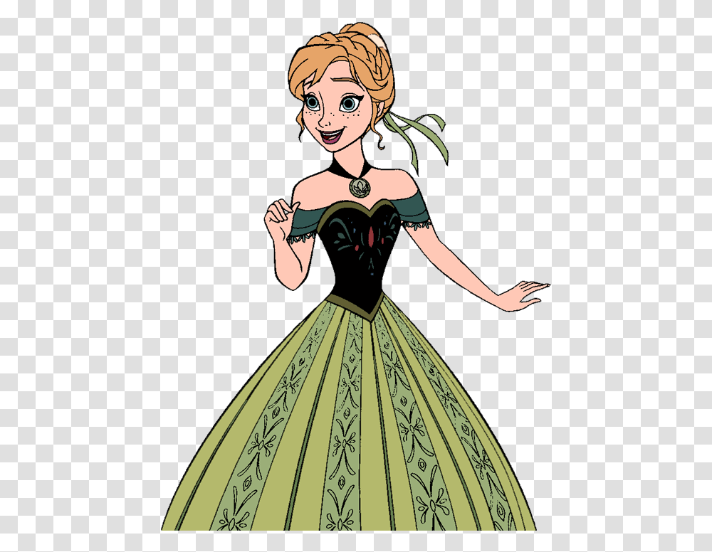 Disney Frozen Clip Art Image, Dress, Costume, Female Transparent Png