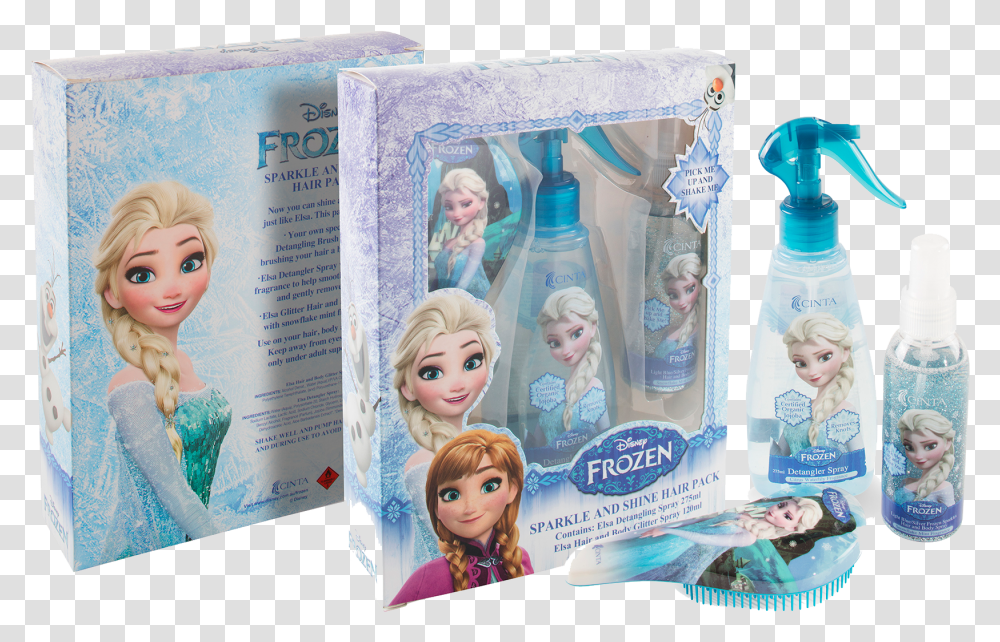 Disney Frozen Elsa Amp Anna Shine Amp Sparkle Hair, Person, Human, Doll, Toy Transparent Png