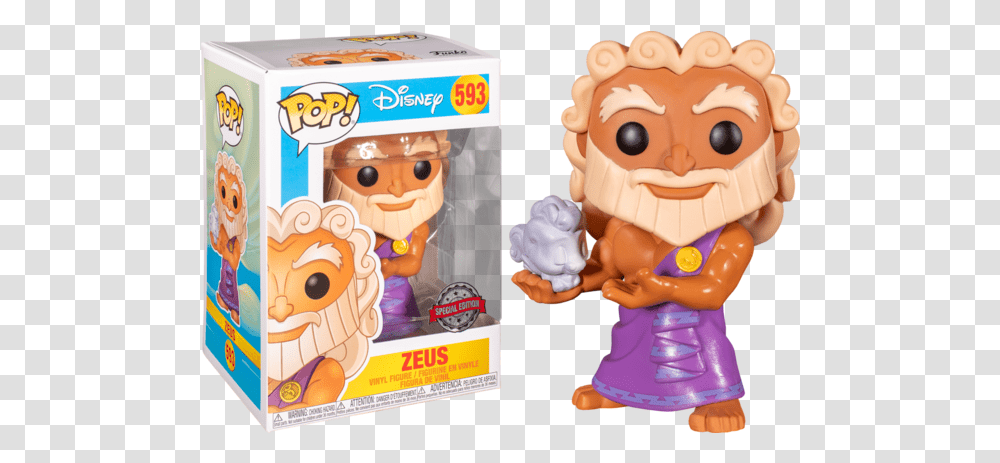 Disney Funko Pop Zeus With Cloud Pegasus 593 Pre Order Funko Pop Hercules, Figurine, Food, Sweets, Cream Transparent Png