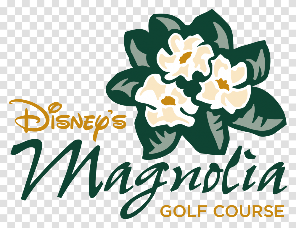 Disney Golf Magnolia Logo Disney, Plant, Flower, Blossom Transparent Png
