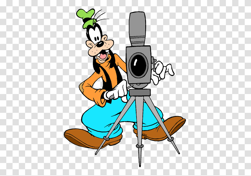 Disney Goofy Clip Art Images Disney Clip Art Galore, Tripod, Photography, Telescope, Photographer Transparent Png