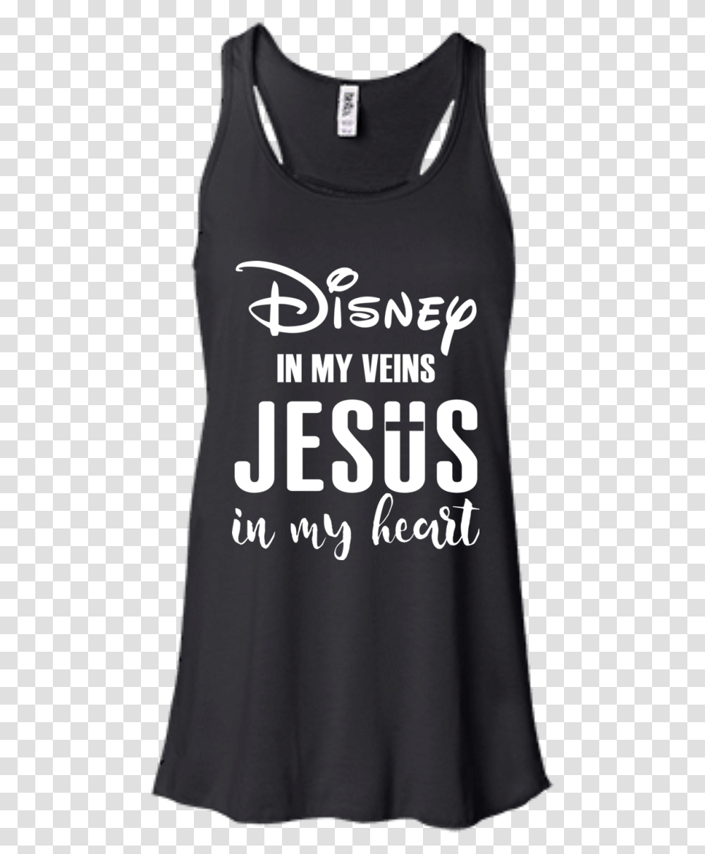 Disney In My Veins Jesus In My Heart T Shirt Tank Active Tank, Apparel, Sleeve, Tank Top Transparent Png