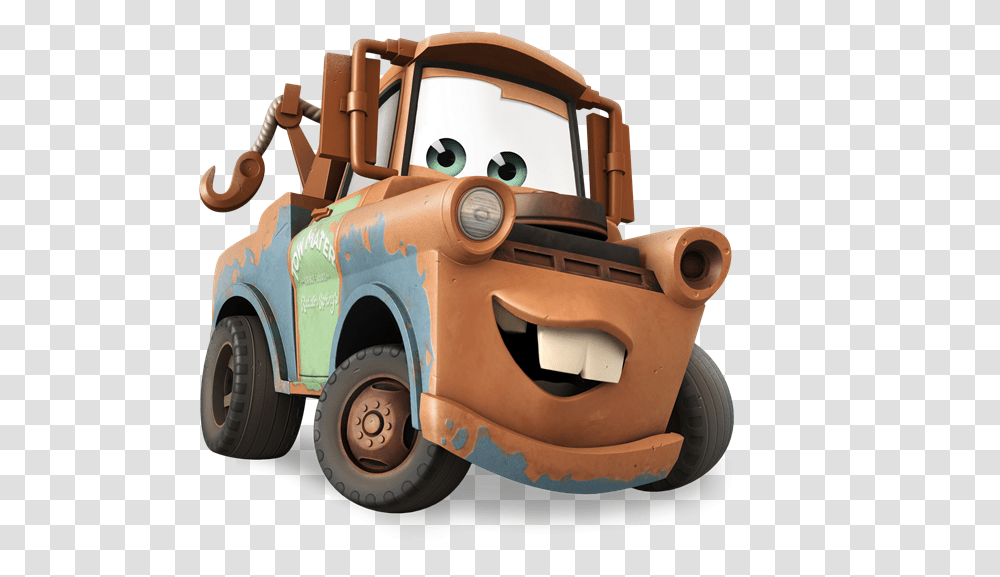 Disney Infinity Cars Mater, Toy, Vehicle, Transportation, Automobile Transparent Png