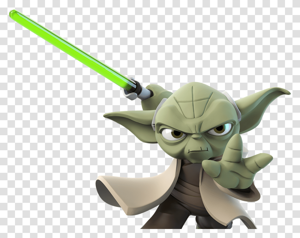 Disney Infinity Disney Infinity Star Wars Yoda, Toy, Duel Transparent Png