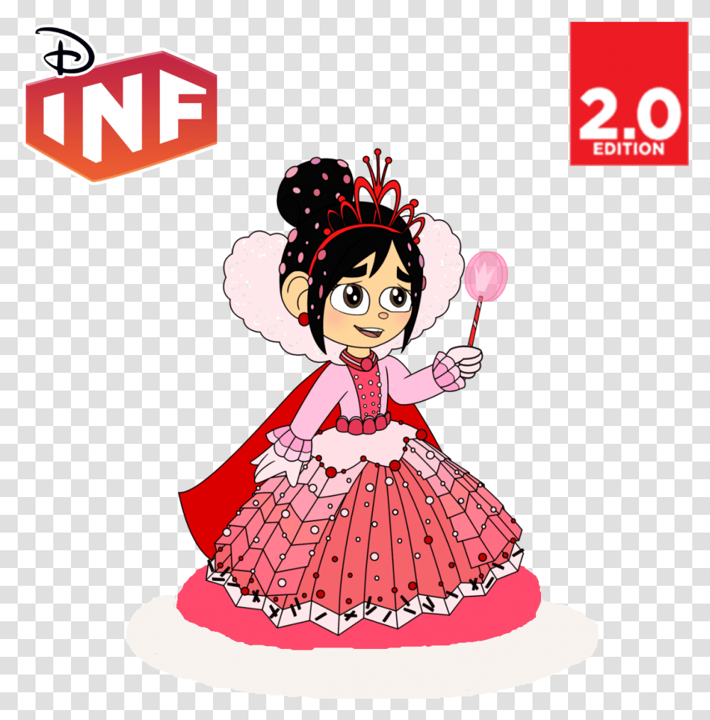 Disney Infinity Logo Princess Vanellope Disney, Person, Performer, Label Transparent Png
