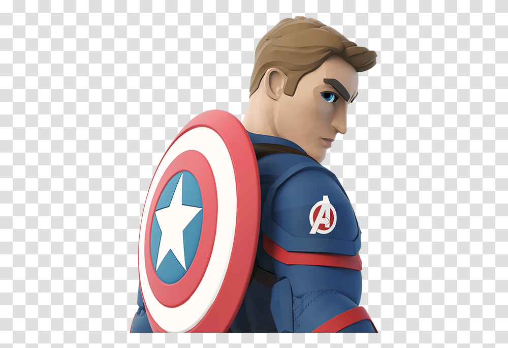 Disney Infinity Marvel Captain America, Armor, Person, Human, Military Uniform Transparent Png