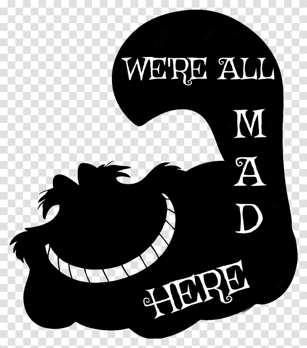 Disney Inspired Cheshire Cat Silhouette Free Printable Illustration, Outdoors, Alphabet, Poster Transparent Png