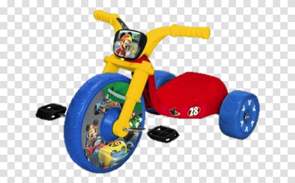 Disney Junior Tricycle, Toy, Vehicle, Transportation, Wheel Transparent Png