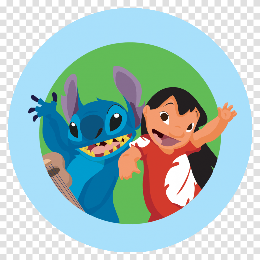 Disney Lilo And Stitch Stickers Labels Bag Lollipop Stitch And Lilo, Cupid, Frisbee, Toy, Logo Transparent Png