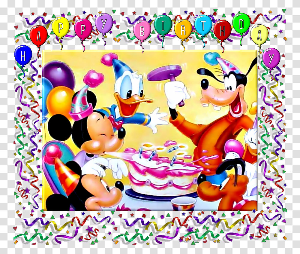 Disney Mickey Mouse And Friends Birthday, Doodle, Drawing Transparent Png