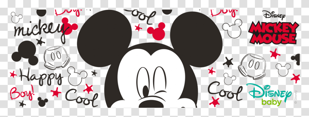 Disney Mickey Mouse Mickey Mouse, Stencil Transparent Png