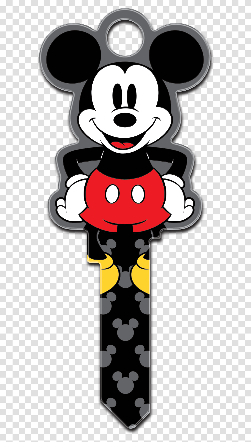 Disney Mickey Mouse Shape Licensed Painted House Key Mickey Mouse Key Transparent Png