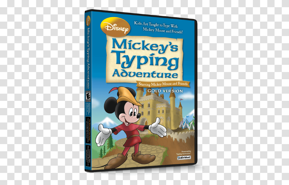 Disney Mickey's Typing Adventure Gold, Disk, Dvd, Person, Human Transparent Png
