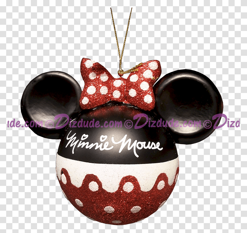 Disney Minnie Mouse Ears Christmas Tree Ornament Christmas Ornament, Pendant Transparent Png