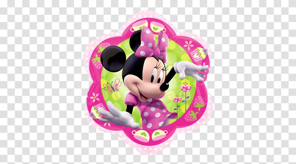 Disney Minnie Mouse Pink Flower Minnie Mouse Foil Balloon, Toy, Outdoors, Cupid, Super Mario Transparent Png