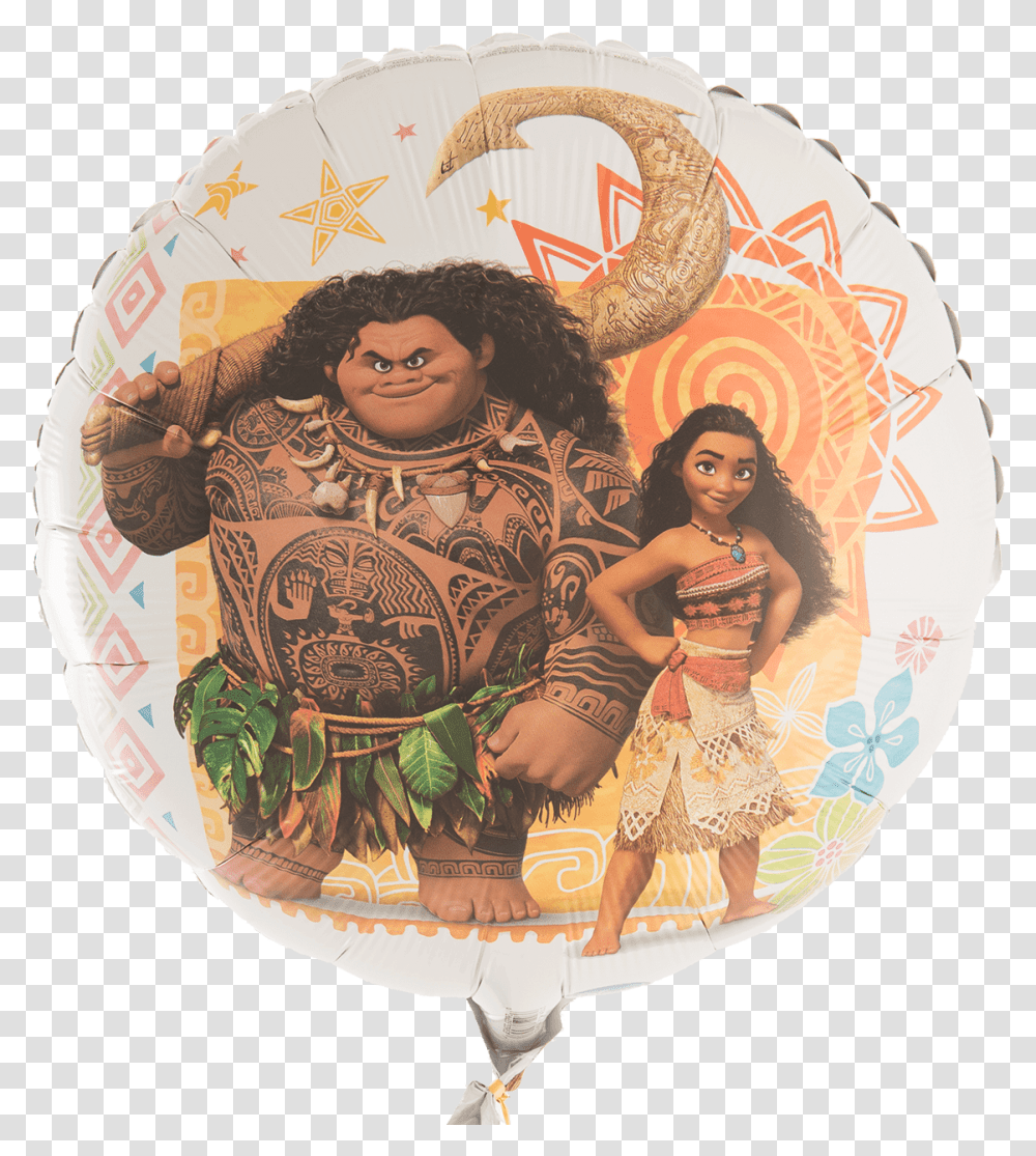 Disney Moana Balloon Moana Theme, Person, Advertisement, Poster, People Transparent Png