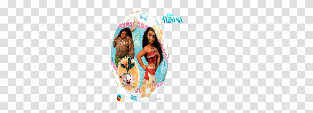 Disney Moana Bubble Funtastic Balloon Creations, Person, Human, Toy, Figurine Transparent Png