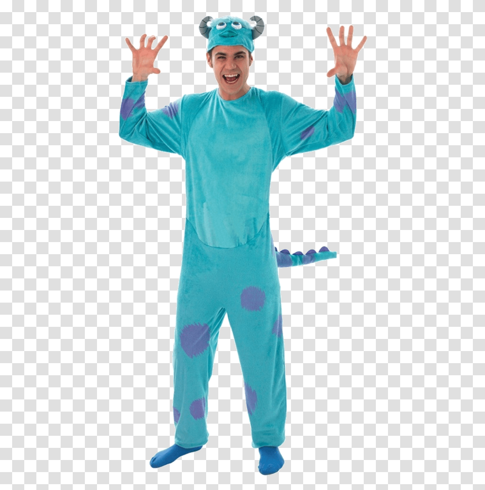 Disney Monsters Inc Costume, Person, Sleeve, Pajamas Transparent Png