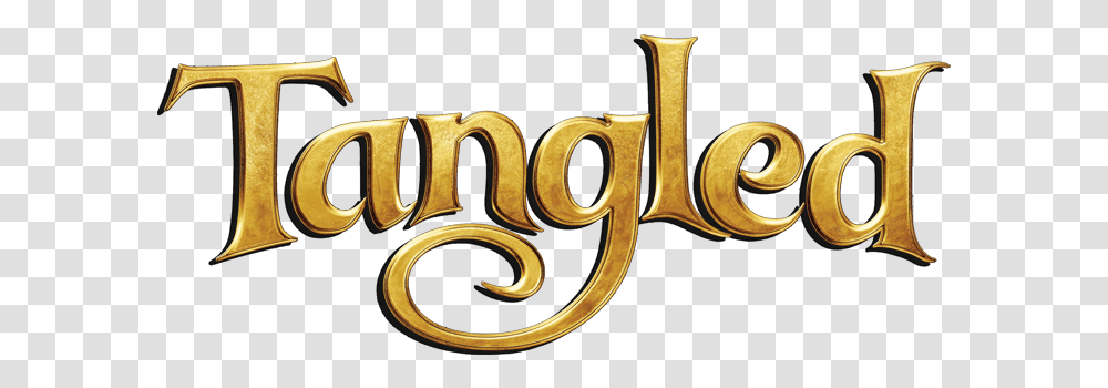 Disney Movie Title Logo Tangled Logo, Text, Alphabet, Word, Gun Transparent Png