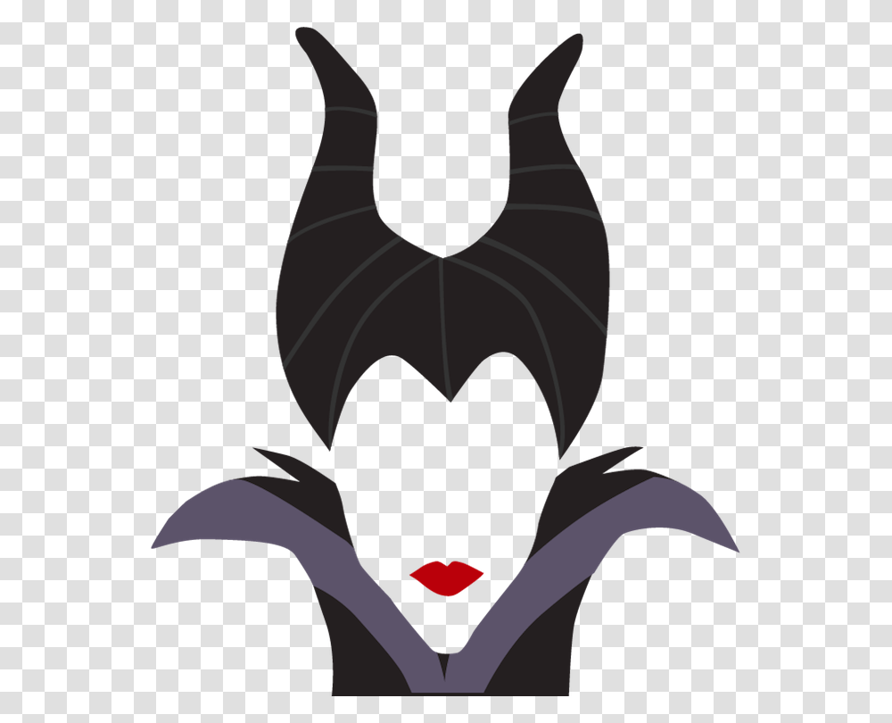 Disney Movies With Dark Origins Maleficent Silhouette Maleficent Black And White Clipart, Batman Logo, Stencil Transparent Png